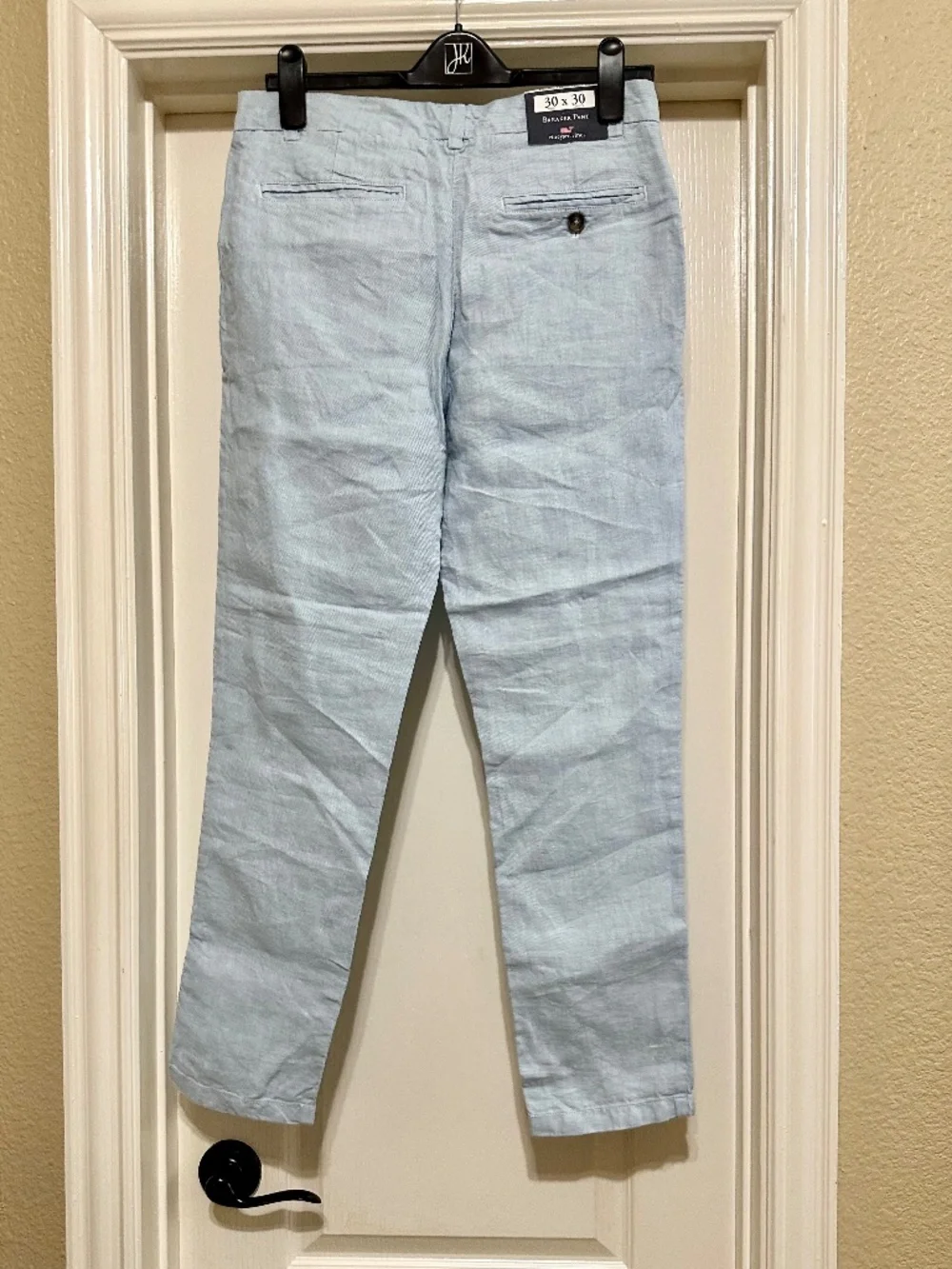 Vineyard Vines Linen Blue Breaker Pants 30 X 30